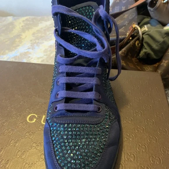 Gucci | Shoes | Fructose He Men Stoned Tennis Shoe | Poshmark display picture 2